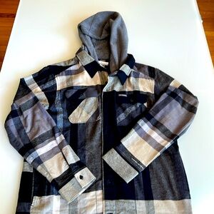 Men’s medium Columbia Omni Wick plaid Hoodie